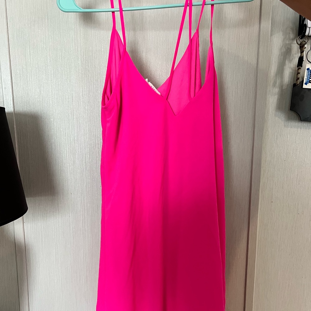 Lush Hot pink mini dress